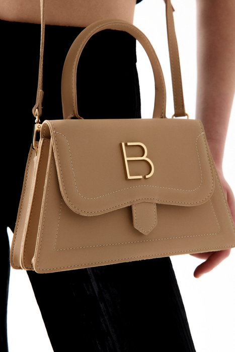 Lucky Bees Bolso Camel 330 Piel de Polivinilo